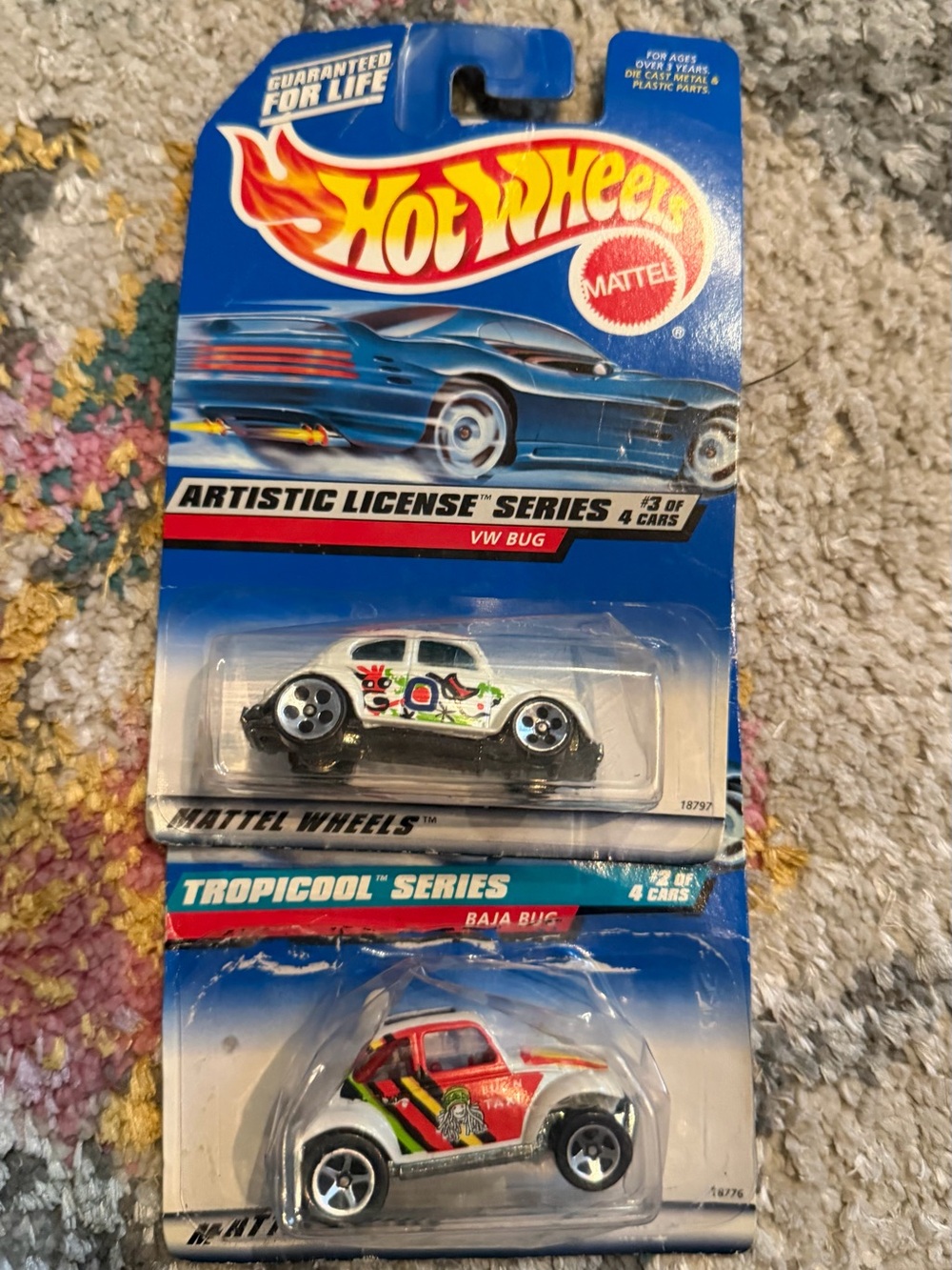 Kids Toy Car - White VW Bug (Artistic License Series)